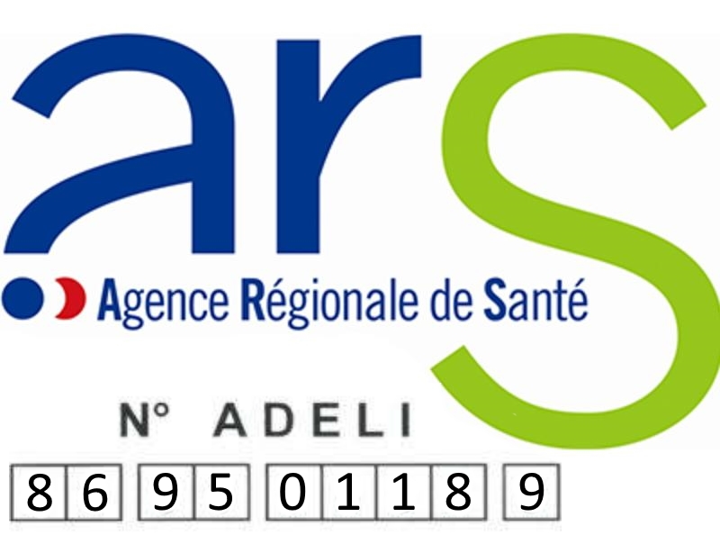 logo ARS + numéro Adeli